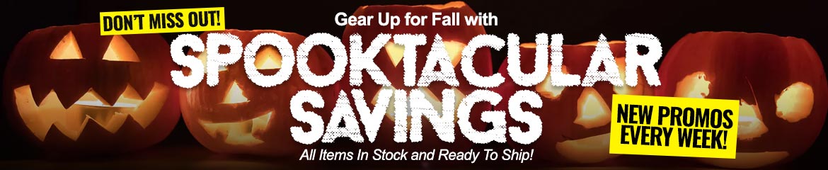 Halloween Promos at National Tool Warehouse. In-Stock & Ready to Ship with Great Prices, Excellent Service, & FREE Shipping Over $75!